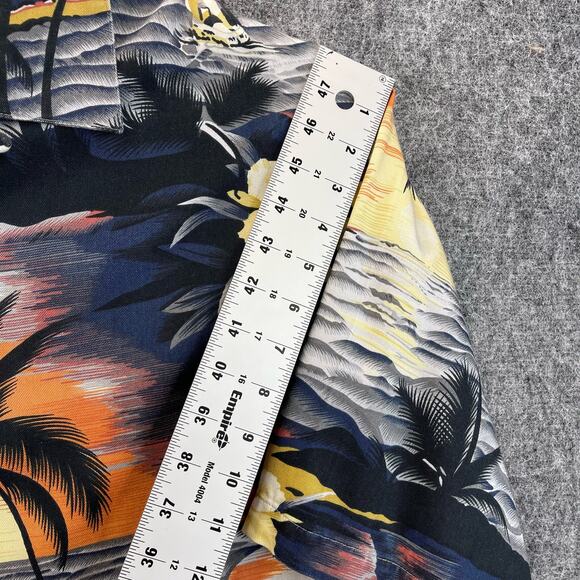 Red Turtle Hawaiian Collared Polo Shirt Size Large Vintage - Picture 8 of 10